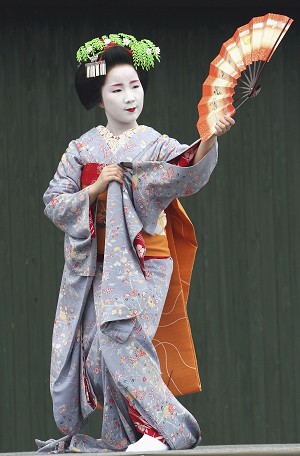 I would like to illustrate the feminine beauty of a Geisha and shows the